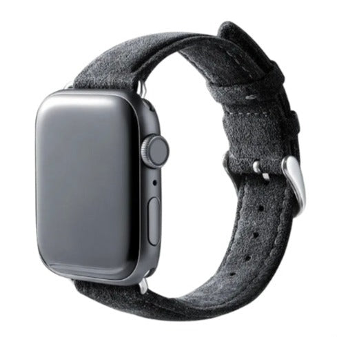 Alcantara® Apple Watch Band - Charcoal Black