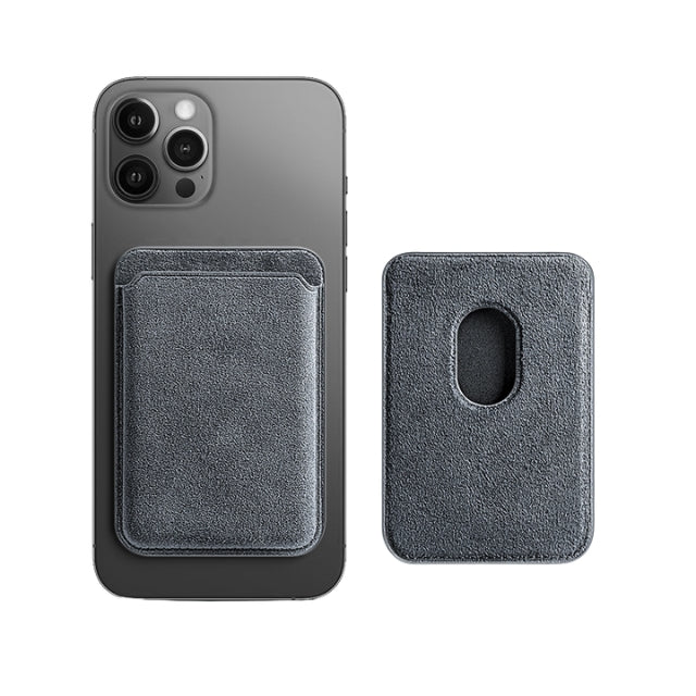 Alcantara® MagSafe Wallet - Platinum Gray