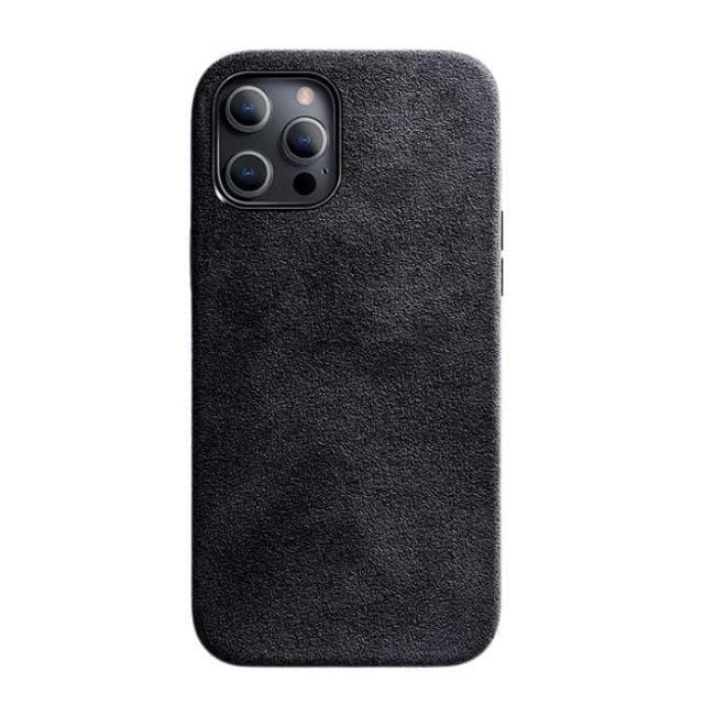 Charcoal Black Alcantara® iPhone Case