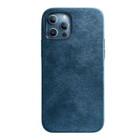 Royal Blue Alcantara iPhone Case