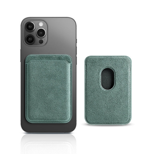 Alcantara® MagSafe Wallet - Mint Green