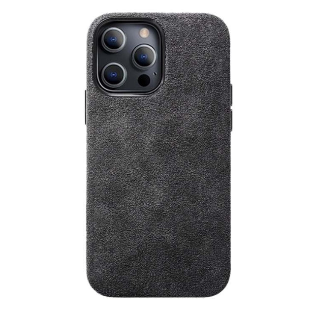 Charcoal Black Alcantara® iPhone Case