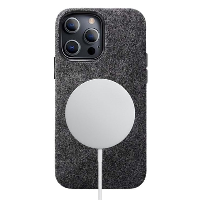 Charcoal Black Alcantara® iPhone Case