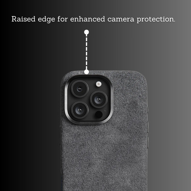 Charcoal Black Alcantara® iPhone Case