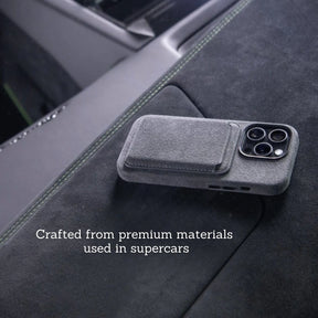 Charcoal Black Alcantara® iPhone Case