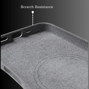 Platinum Gray Alcantara® iPhone Case